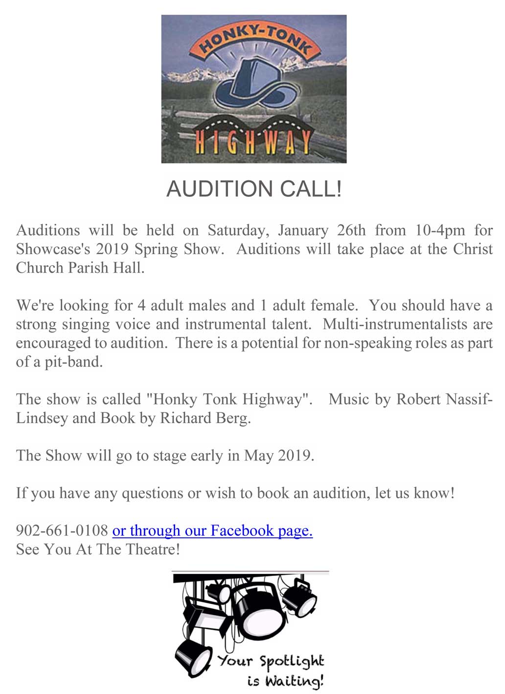 Audition info
